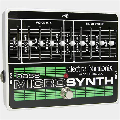 ehx micro synth steel box|bass micro synth pedal.